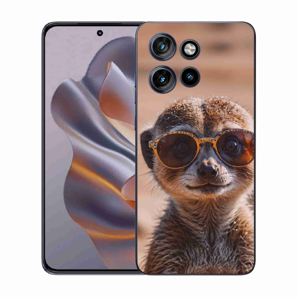 Gél borítás mmCase a Motorola Edge 50 Neo készülékhez - stílusos surikata