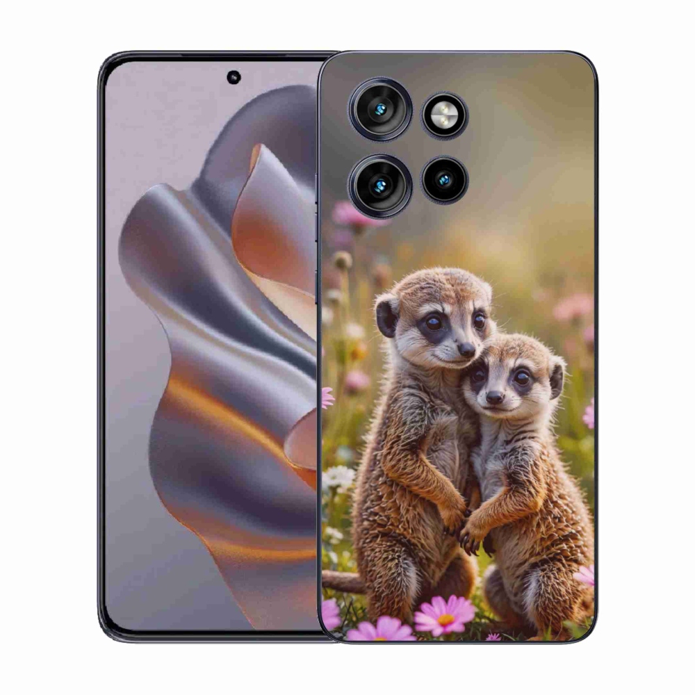 Zselés borítás mmCase a Motorola Edge 50 Neo készülékhez - suricate duo