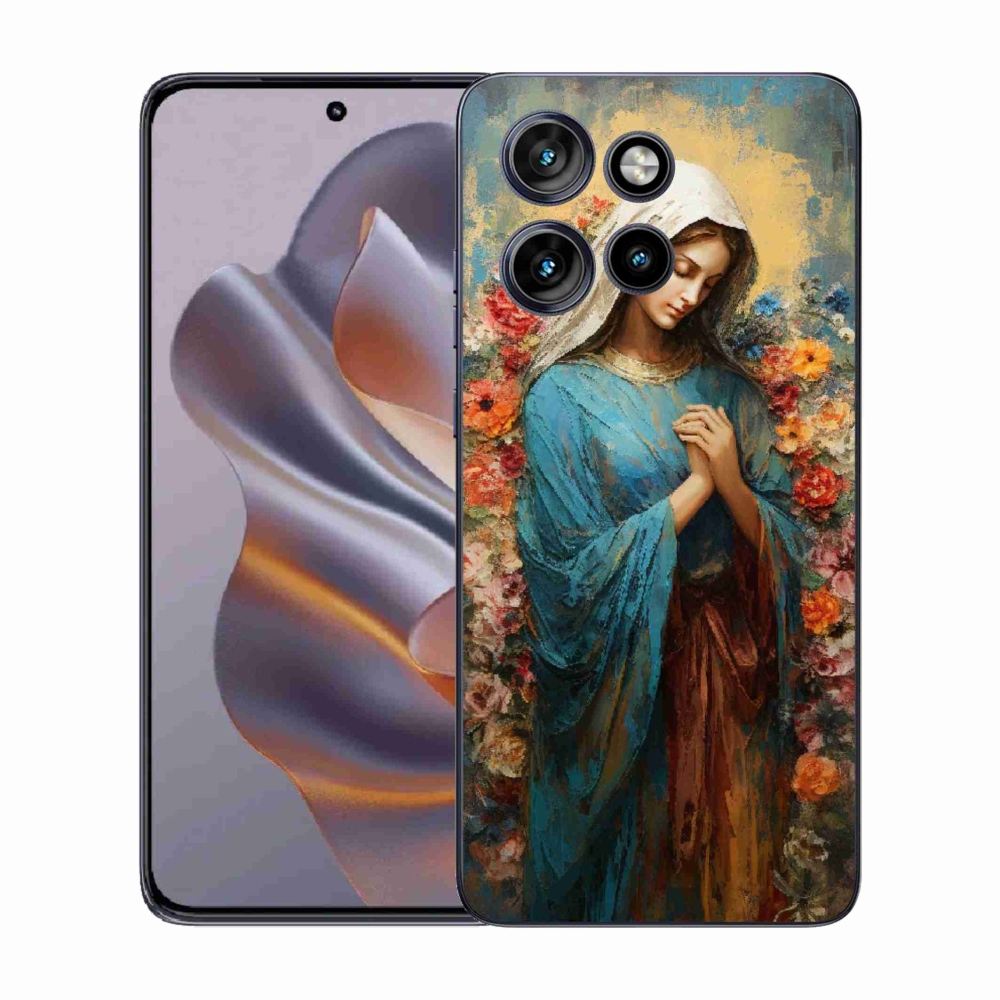 Zselés borítás mmCase a Motorola Edge 50 Neo készülékhez - szent nő