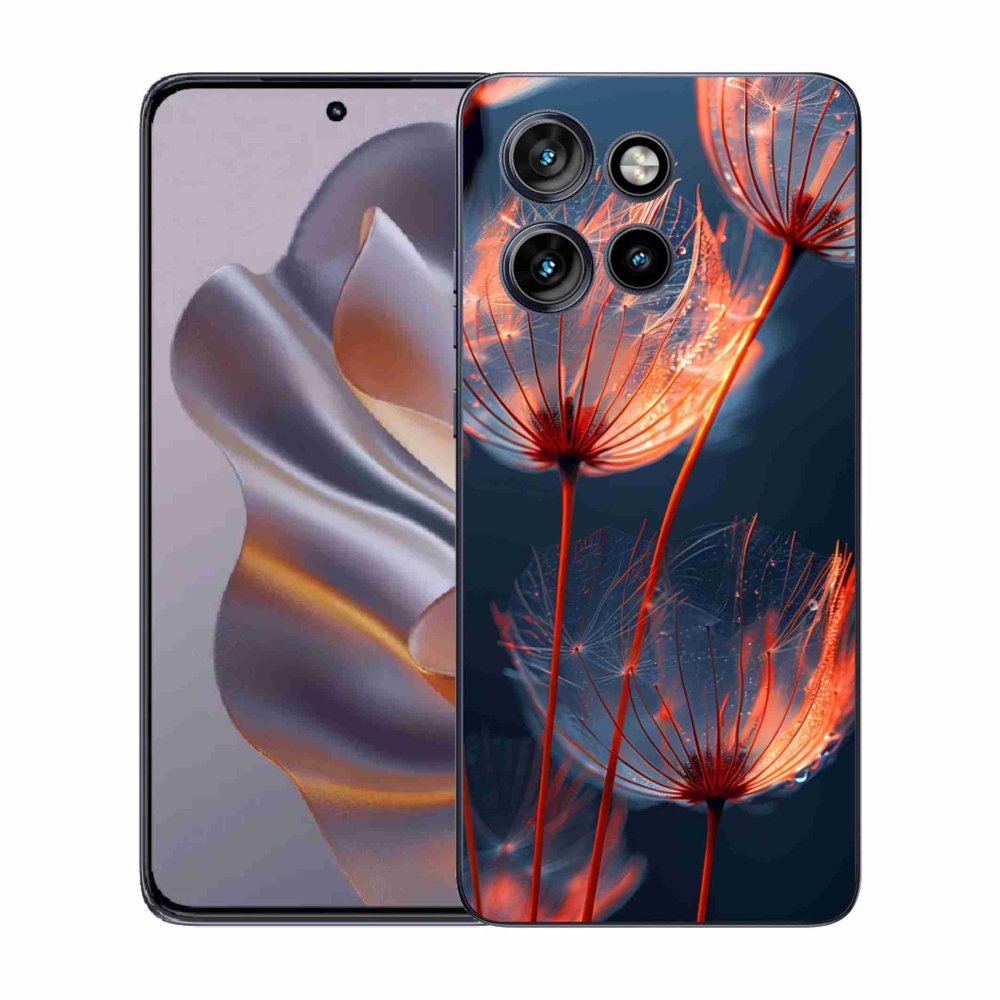 Zselés borító mmCase a Motorola Edge 50 Neo készülékhez - világító pehely