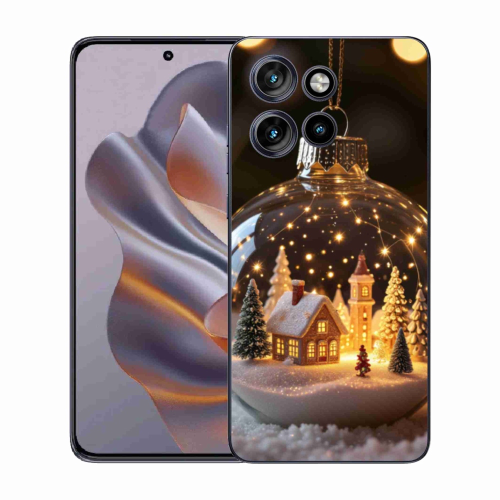 Zselés borítás mmCase a Motorola Edge 50 Neo készülékhez - Karácsonyi gömb 3