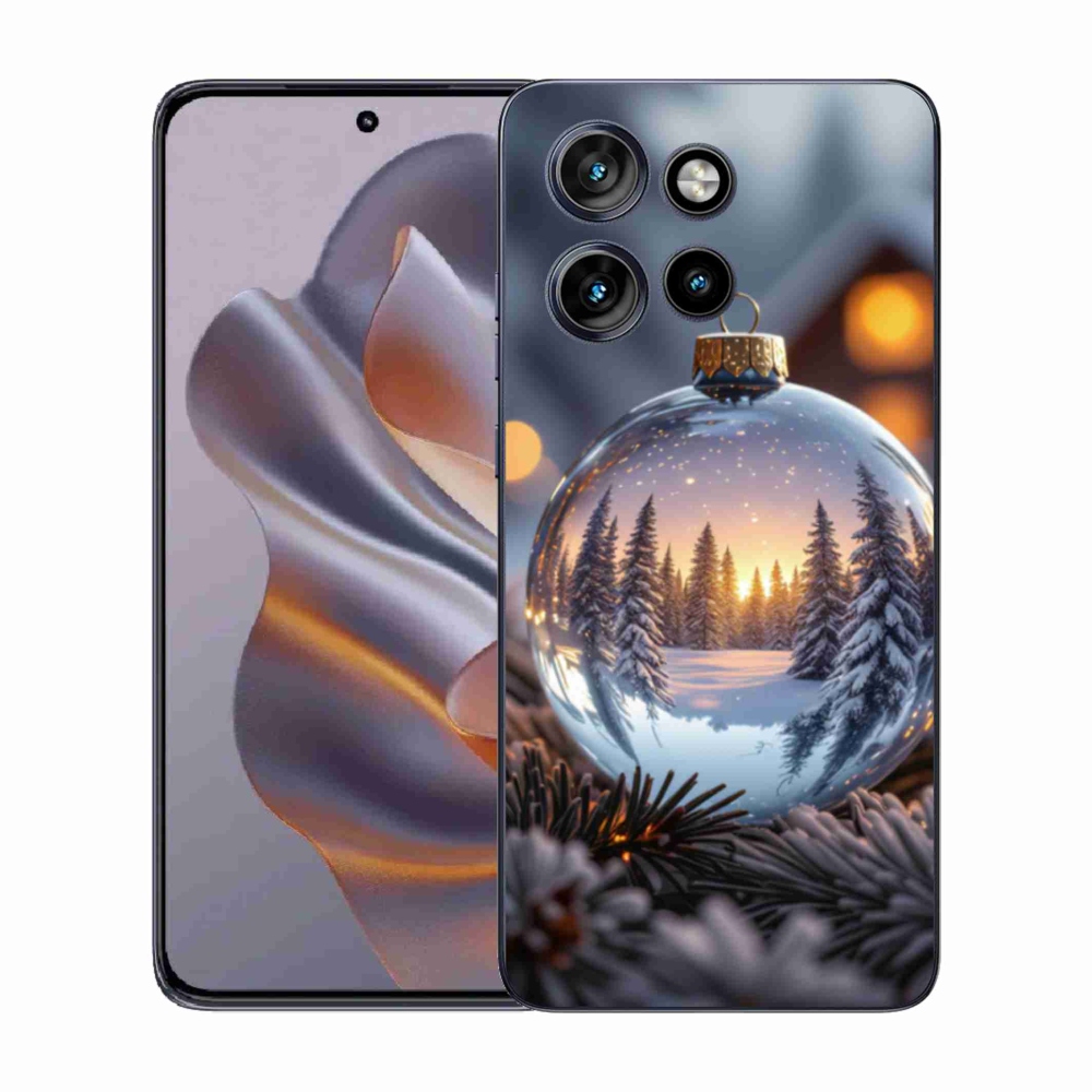 Gél borítás mmCase Motorola Edge 50 Neo - karácsonyi dekorációhoz