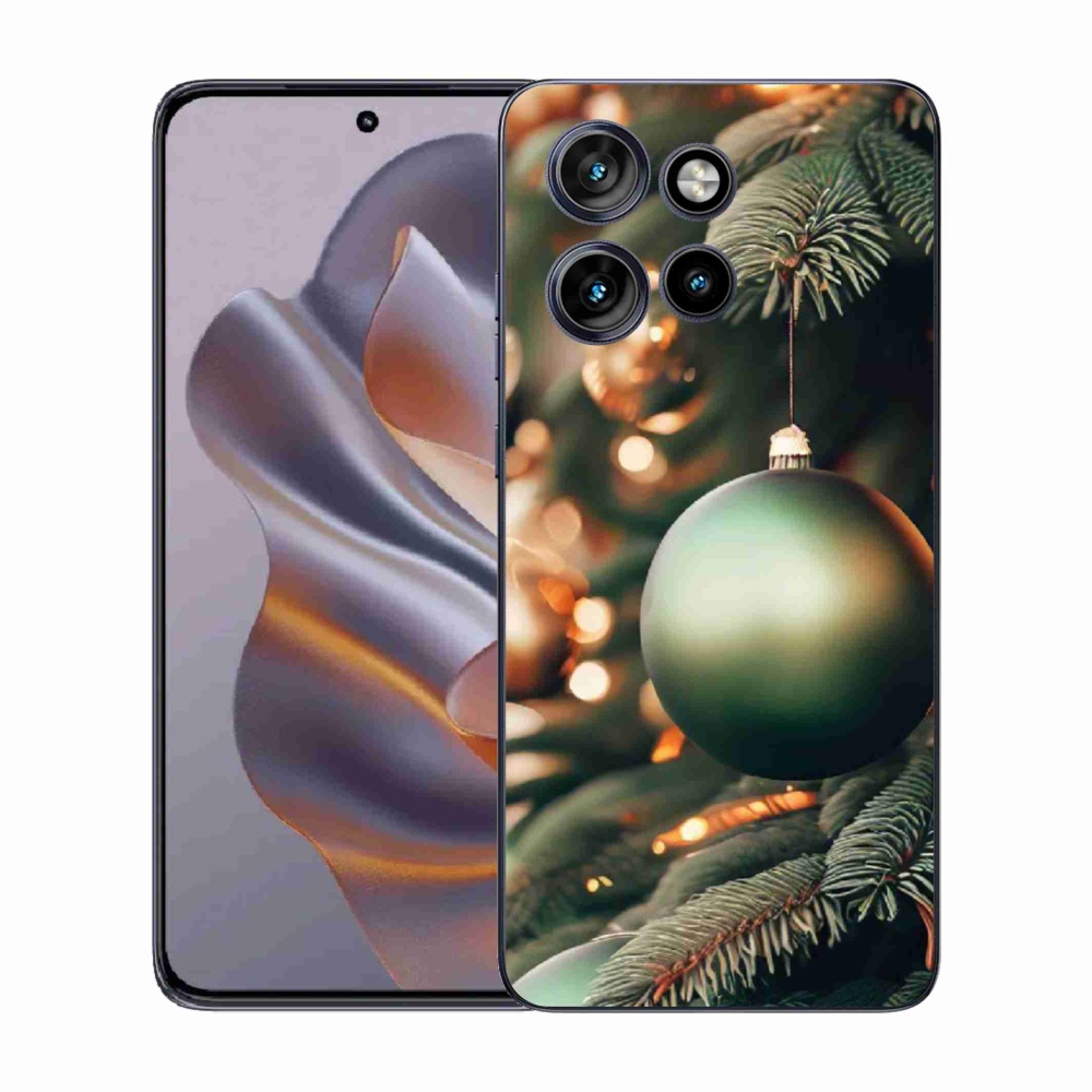 Zselés borítás mmCase a Motorola Edge 50 Neo készülékhez - karácsonyi dekoráció 1