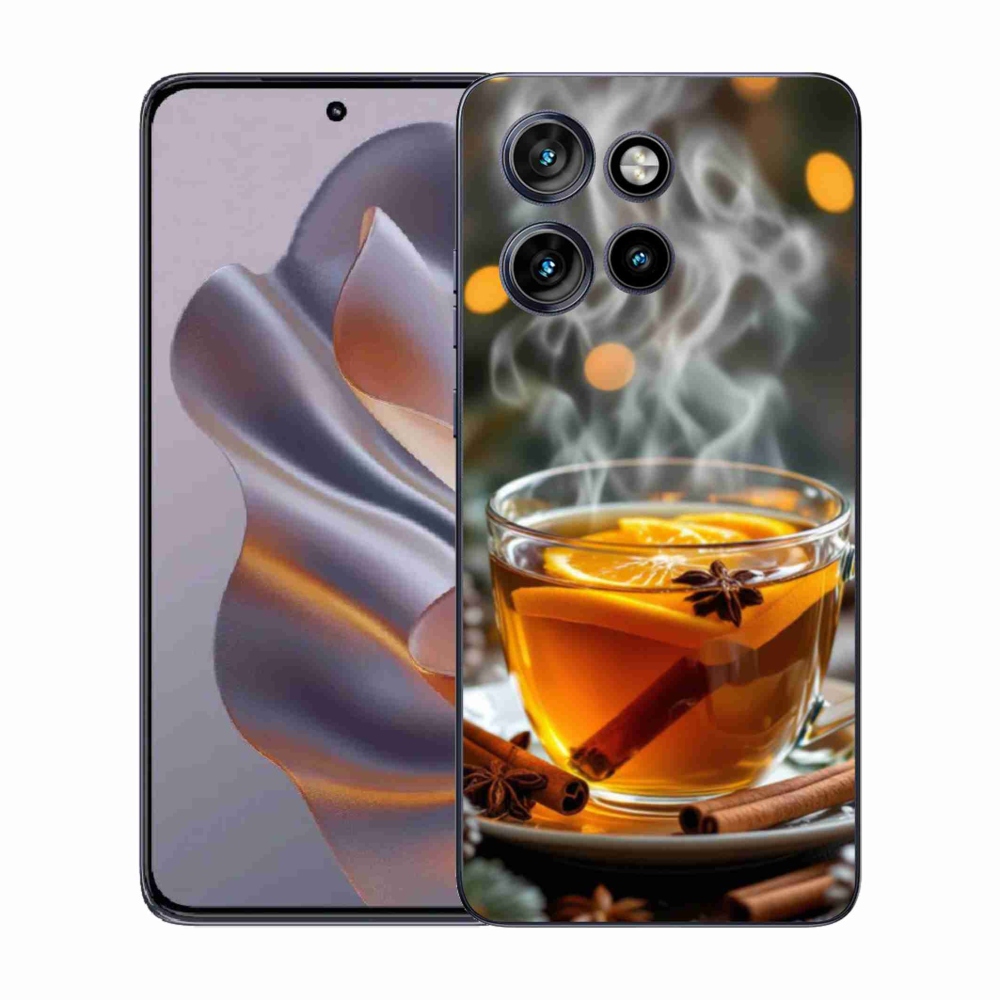 Zselés borítás mmCase a Motorola Edge 50 Neo készülékhez - karácsonyi lyukasztás