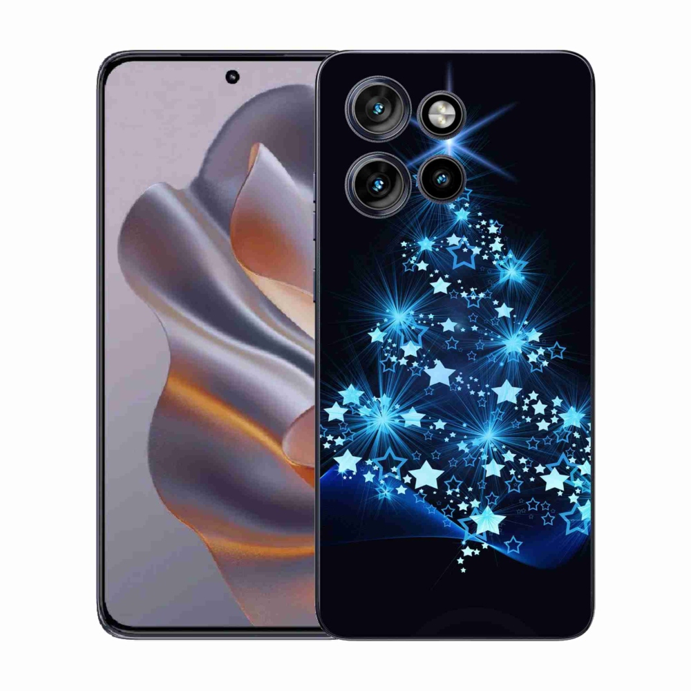 Zselés borítás mmCase a Motorola Edge 50 Neo készülékhez - karácsonyfa