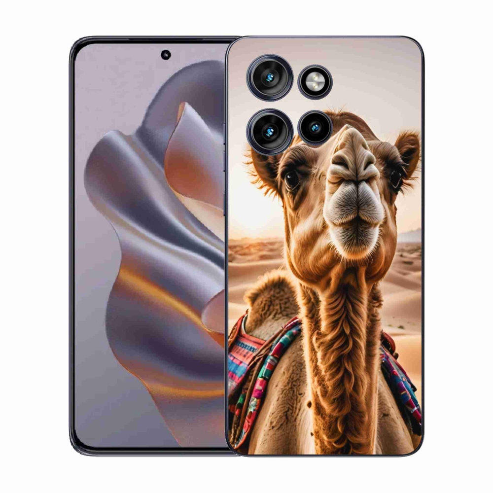 Zselés borítás mmCase a Motorola Edge 50 Neo készülékhez - teve színű