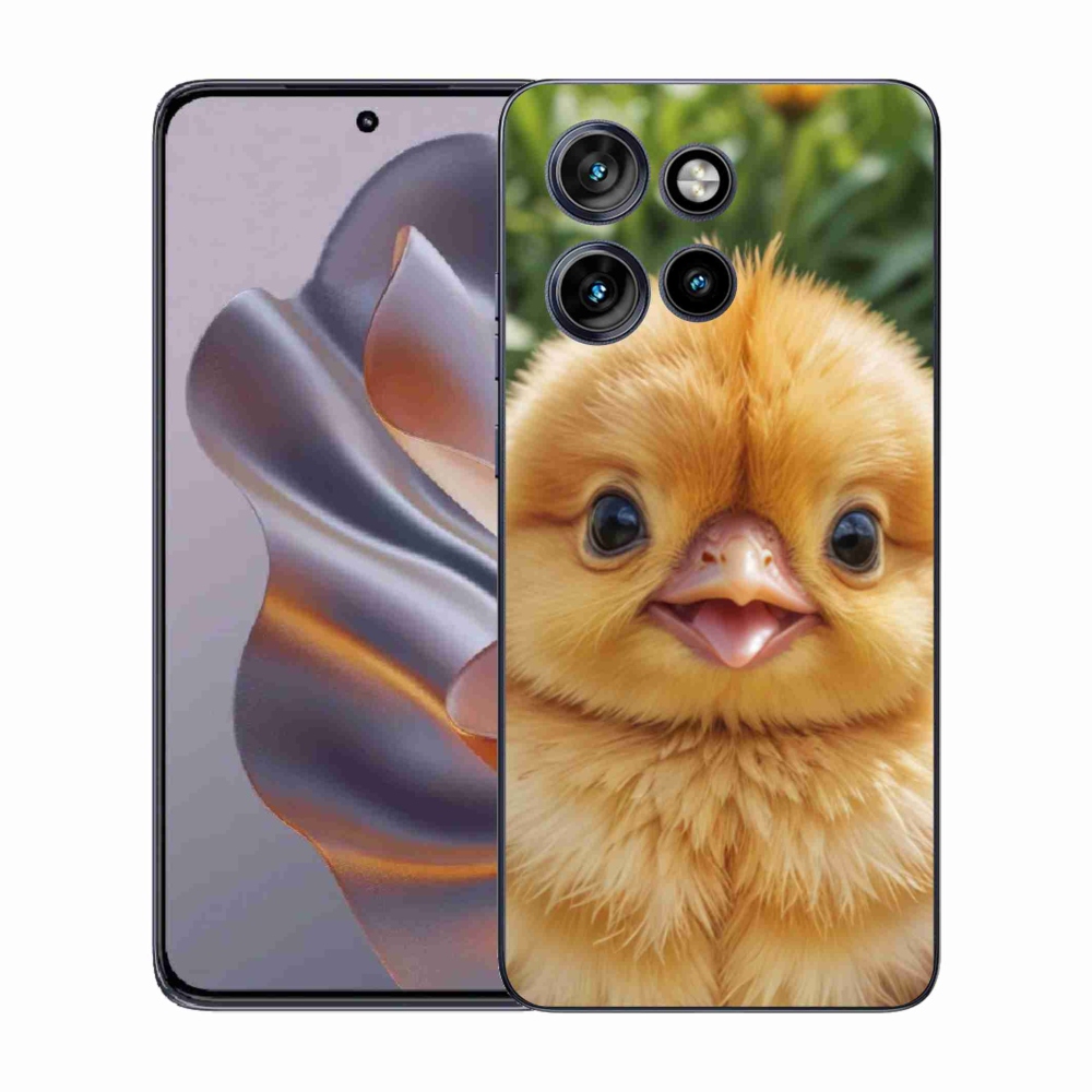 Zselés borítás mmCase a Motorola Edge 50 Neo készülékhez - boldog csaj