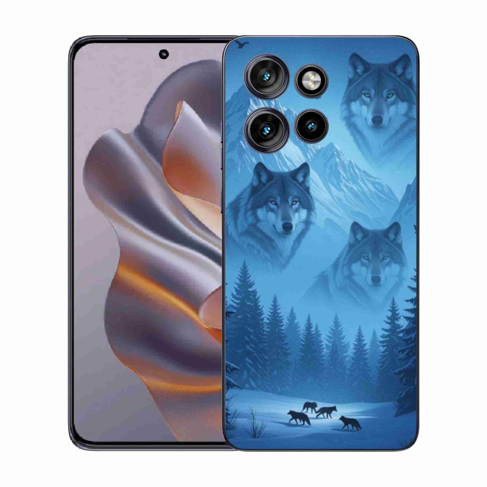 Gél védőburkolat mmCase a Motorola Edge 50 Neo készülékhez - farkas csomag