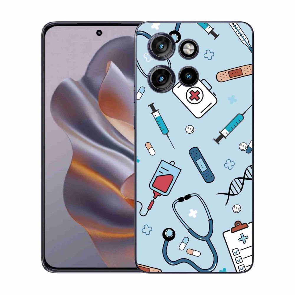 Zselés borítás mmCase a Motorola Edge 50 Neo készülékhez - egészség 1