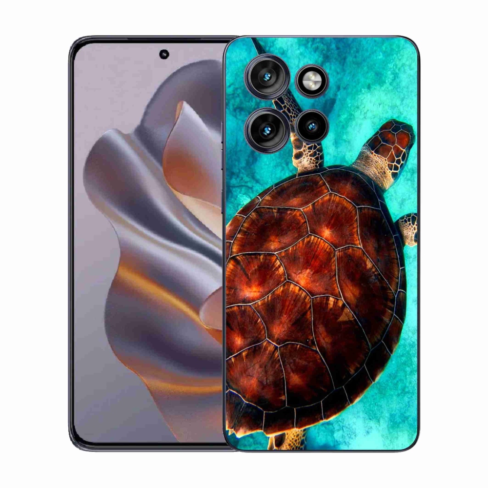 Zselés borítás mmCase a Motorola Edge 50 Neo készülékhez - teknősbéka