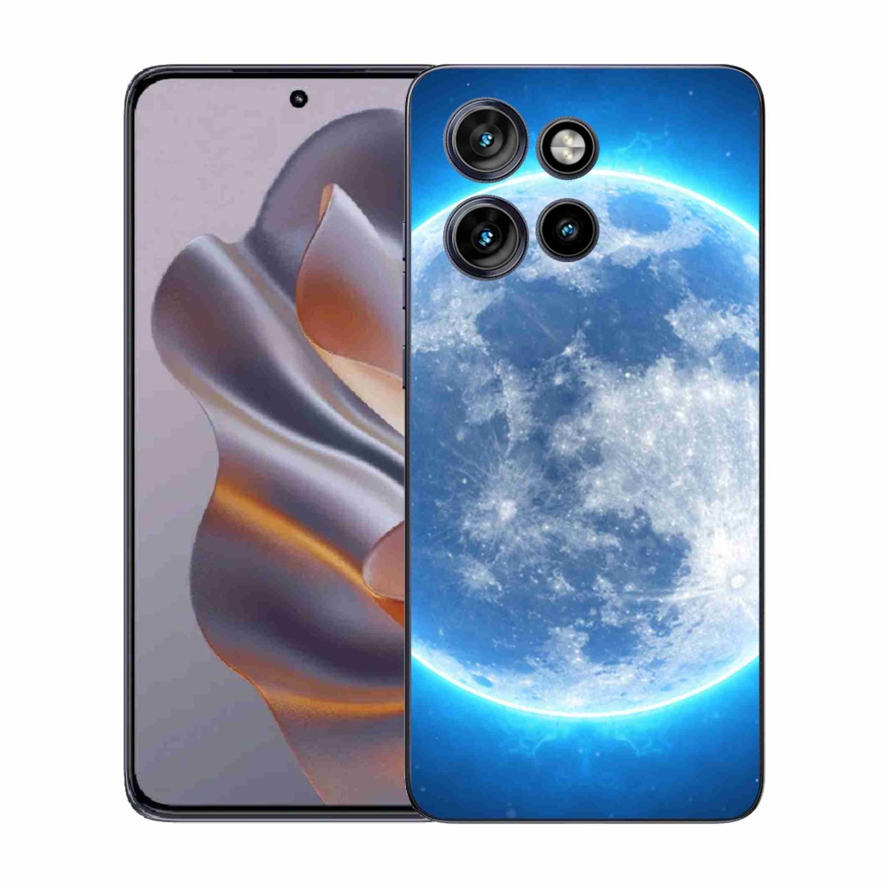 Zselés borítás mmCase a Motorola Edge 50 Neo készülékhez - földgömb alakú