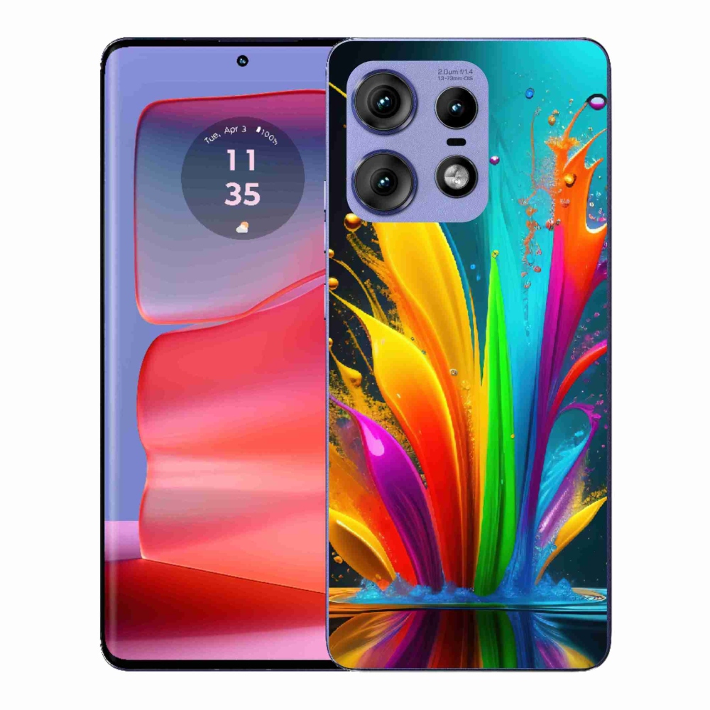 Zselés borítás mmCase a Motorola Edge 50 Pro készülékhez - absztrakt motívum 1