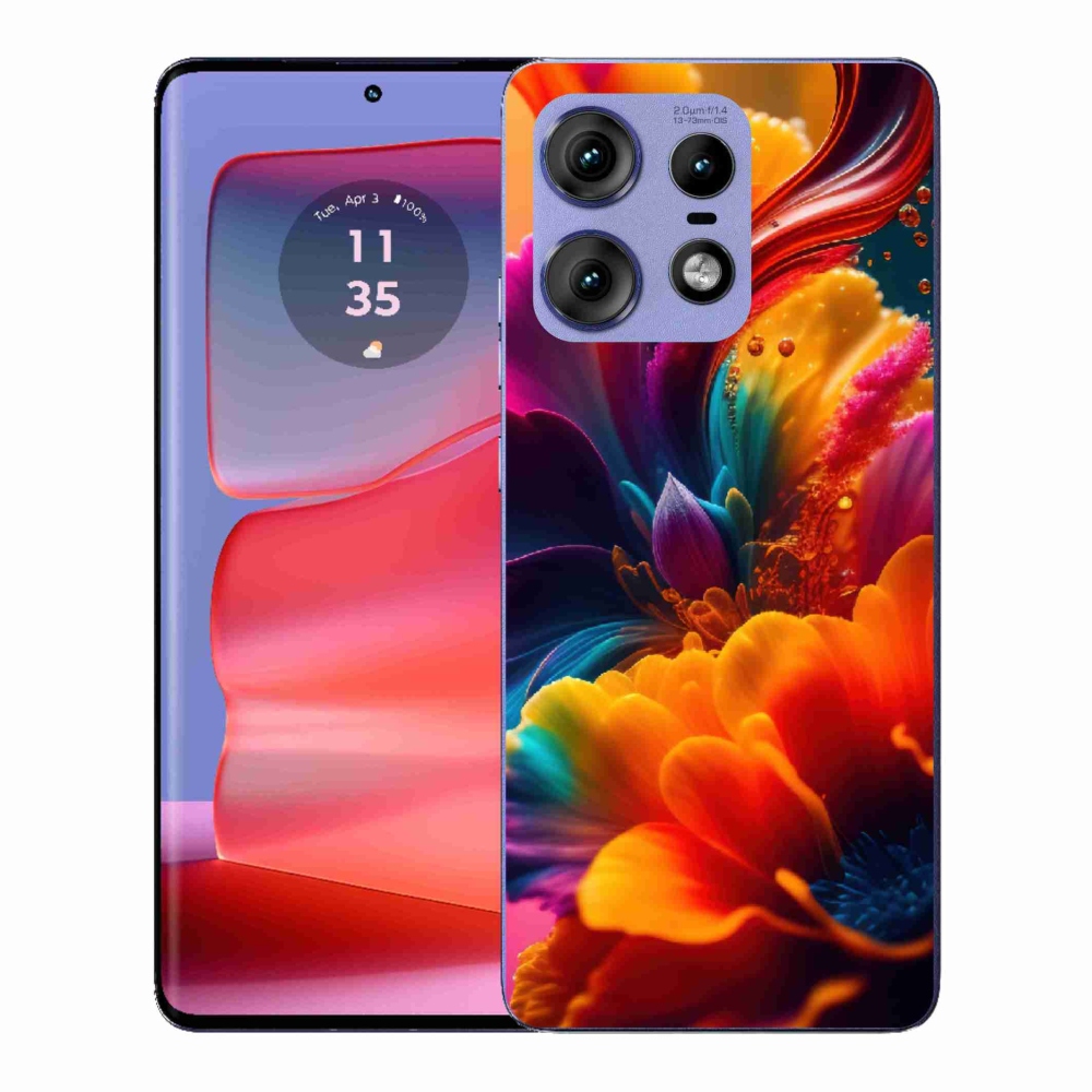 Zselés borítás mmCase a Motorola Edge 50 Pro készülékhez - absztrakt motívum 2