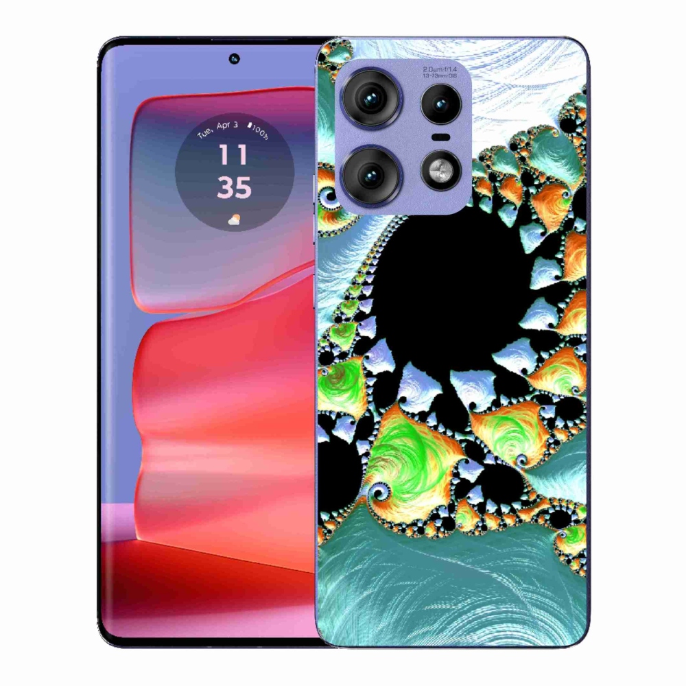 Gél védőburkolat mmCase a Motorola Edge 50 Pro készülékhez - absztrakt motívum 21