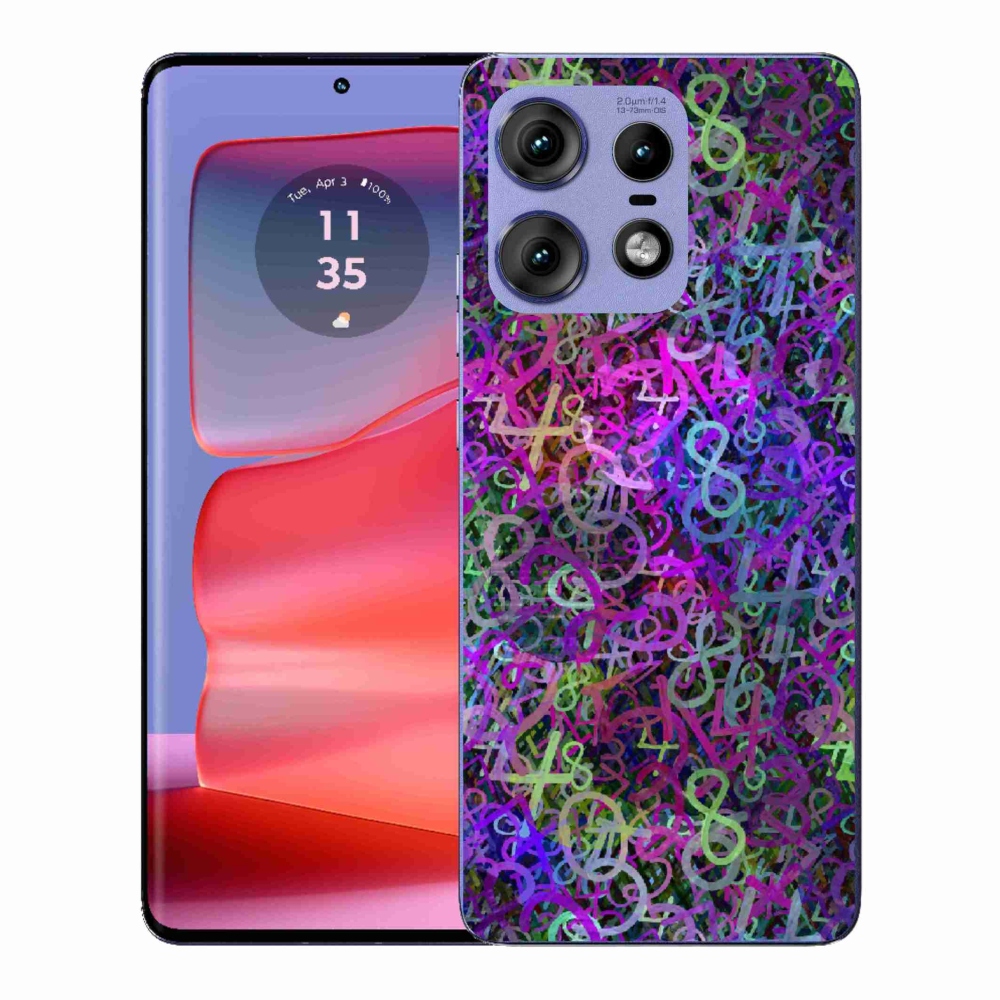 Zselés borítás mmCase a Motorola Edge 50 Pro készülékhez - absztrakt motívum 25