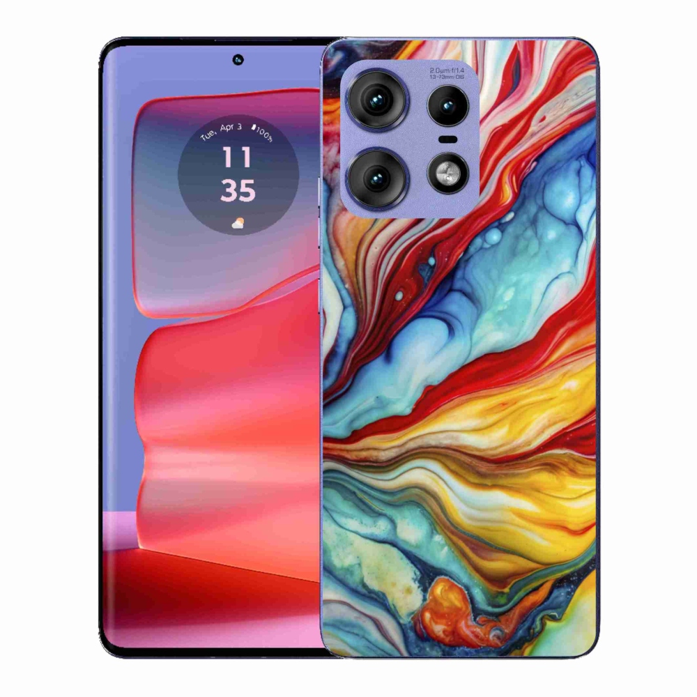 Zselés borítás mmCase a Motorola Edge 50 Pro készülékhez - absztrakt motívum 58