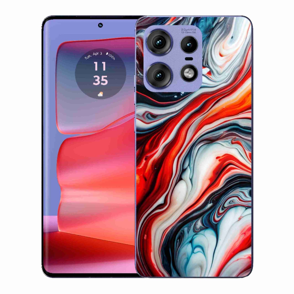 Zselés borítás mmCase a Motorola Edge 50 Pro készülékhez - absztrakt motívum 63