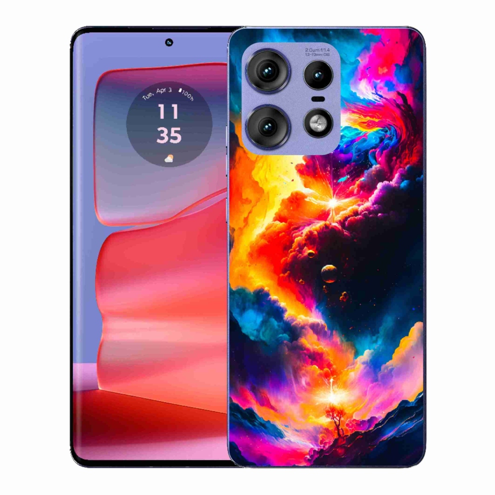 Zselés borítás mmCase a Motorola Edge 50 Pro készülékhez - absztrakt motívum