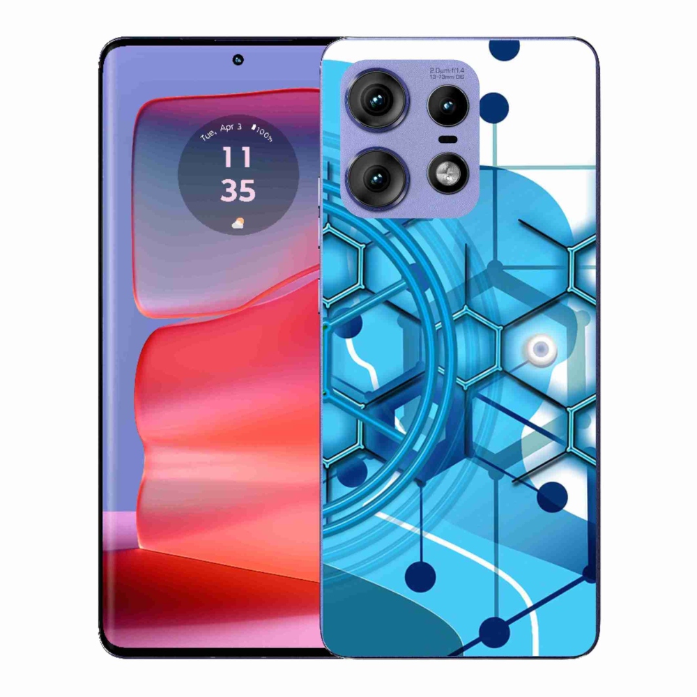 Zselés borítás mmCase a Motorola Edge 50 Pro készülékhez - absztrakt minta 2