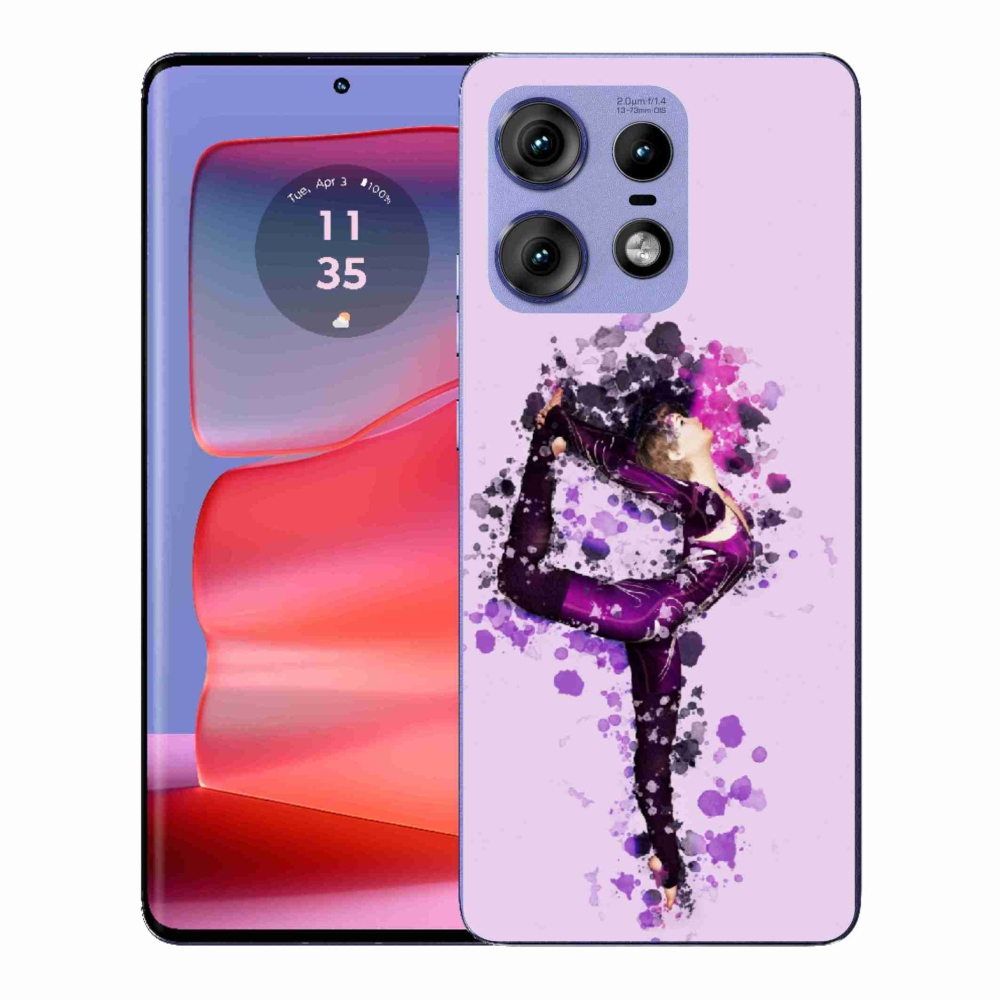 Zselés borítás mmCase a Motorola Edge 50 Pro készülékhez - balerina