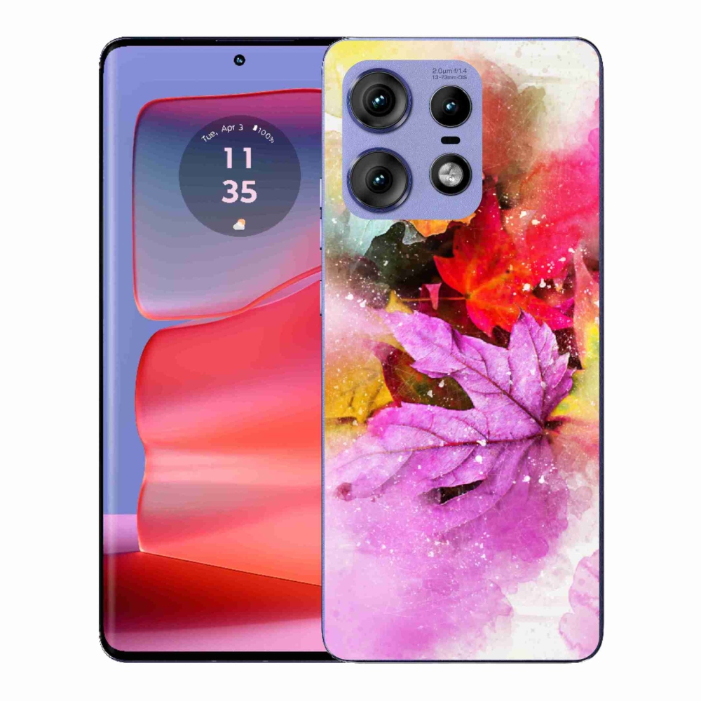 Zselés borító mmCase a Motorola Edge 50 Pro készülékhez - színes lapok