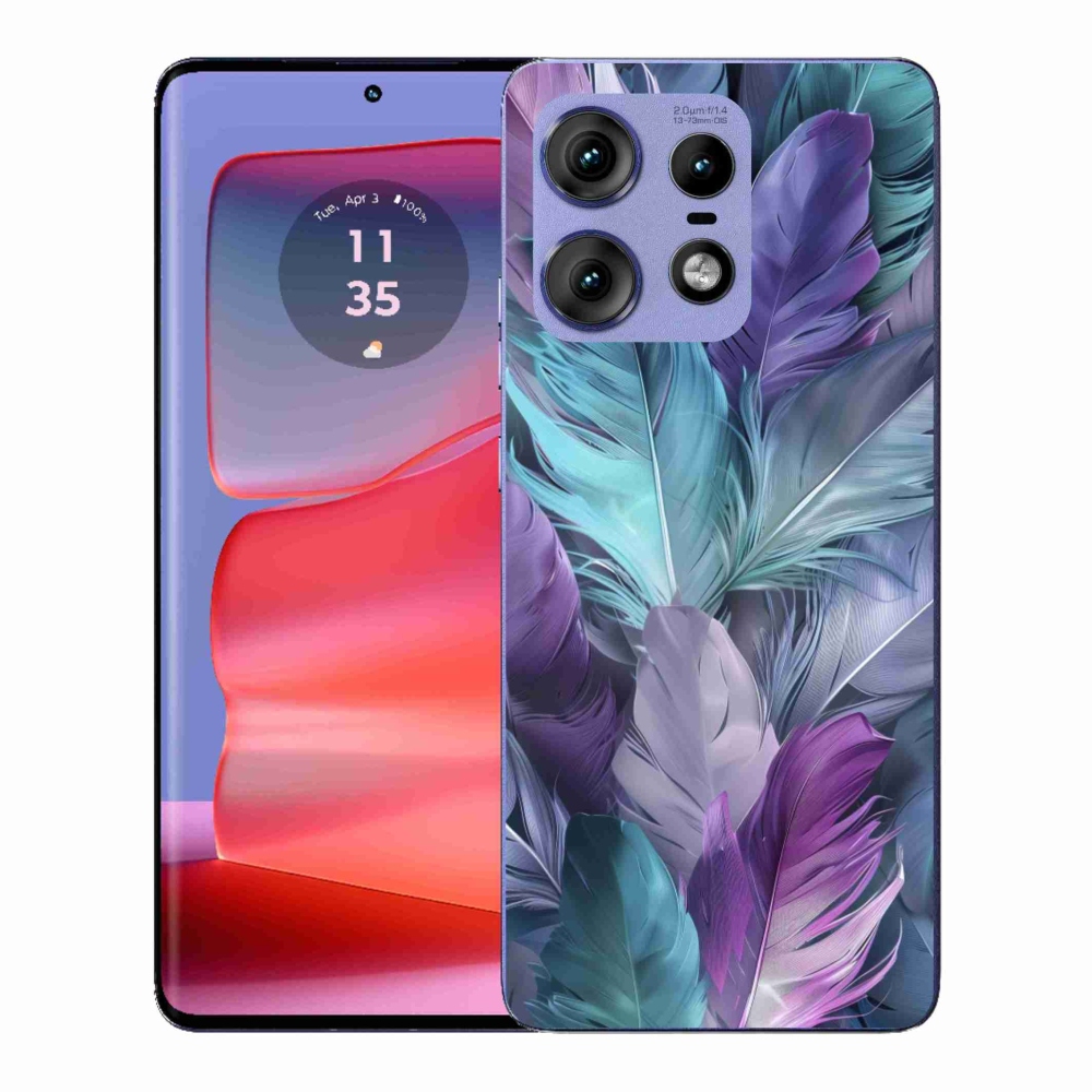 Zselés borítás mmCase a Motorola Edge 50 Pro készülékhez - színes toll 2