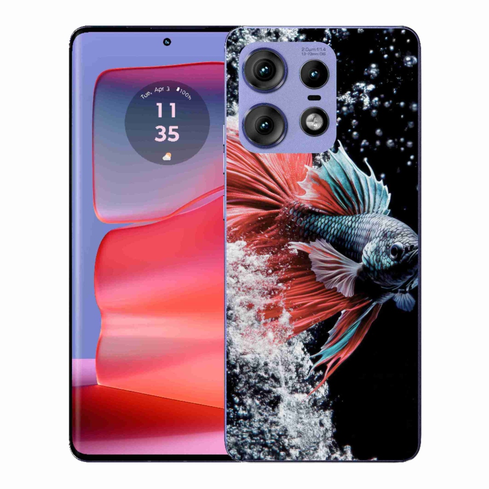 Zselés borítás mmCase a Motorola Edge 50 Pro készülékhez - harcos tarka