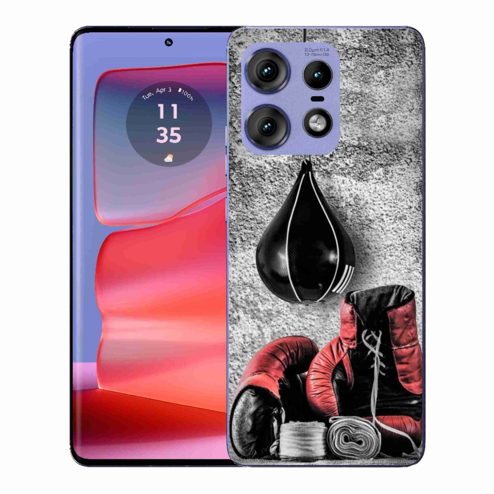 Zselés borítás mmCase a Motorola Edge 50 Pro készülékhez - bokszzsák és kesztyű