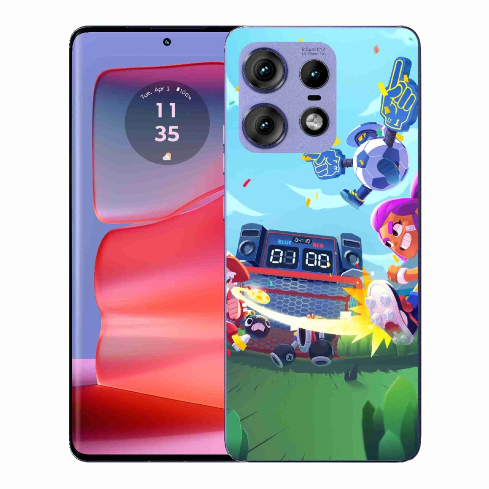 Zselés borítás mmCase a Motorola Edge 50 Pro készülékhez - brawl stars 1