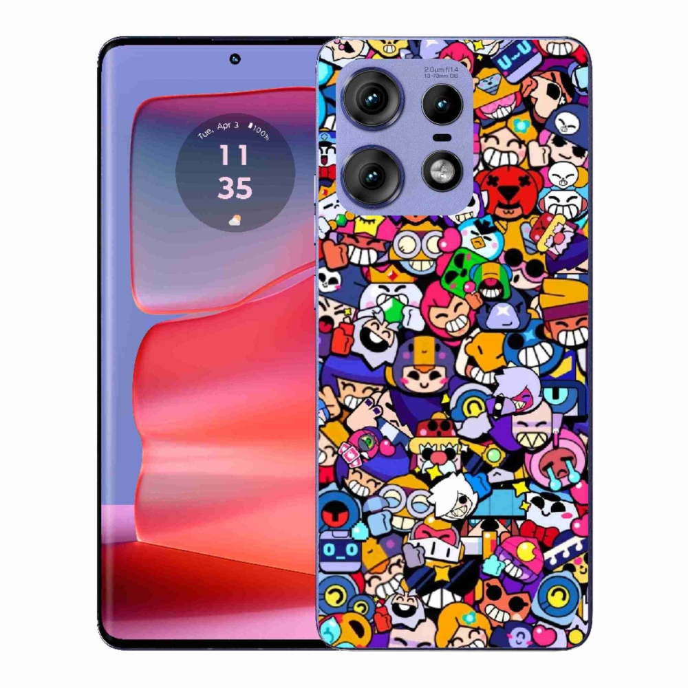 Zselés borítás mmCase a Motorola Edge 50 Pro készülékhez - brawl stars 2