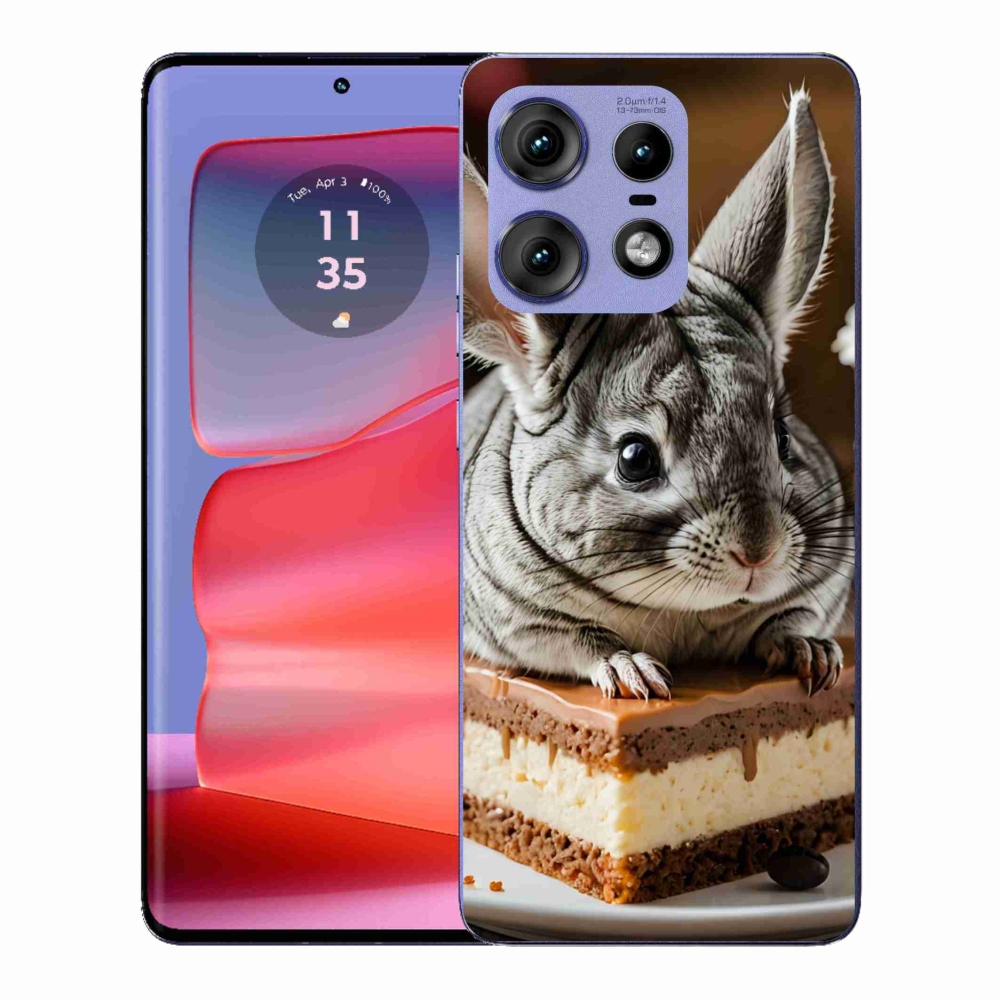 Gél védőhuzat mmCase a Motorola Edge 50 Pro készülékhez - csincsilla