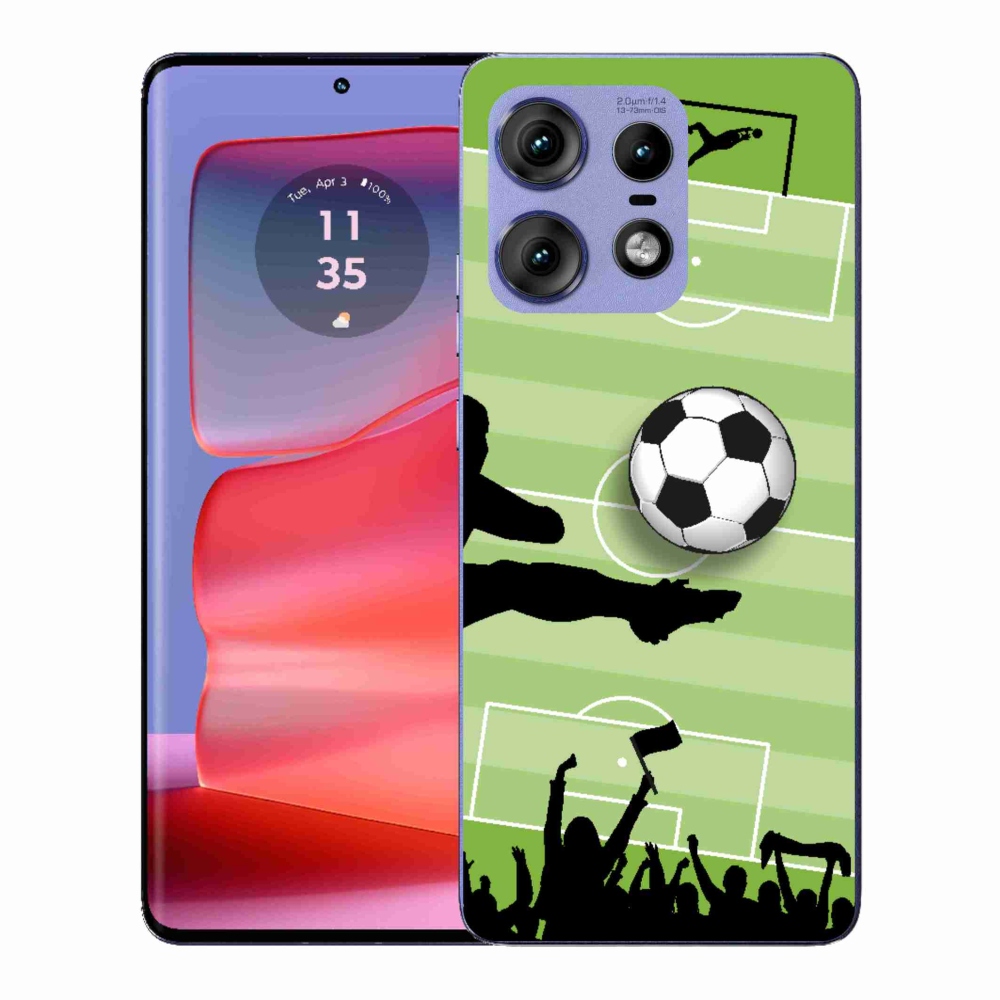 Gél védőburkolat mmCase a Motorola Edge 50 Pro készülékhez - futball 3