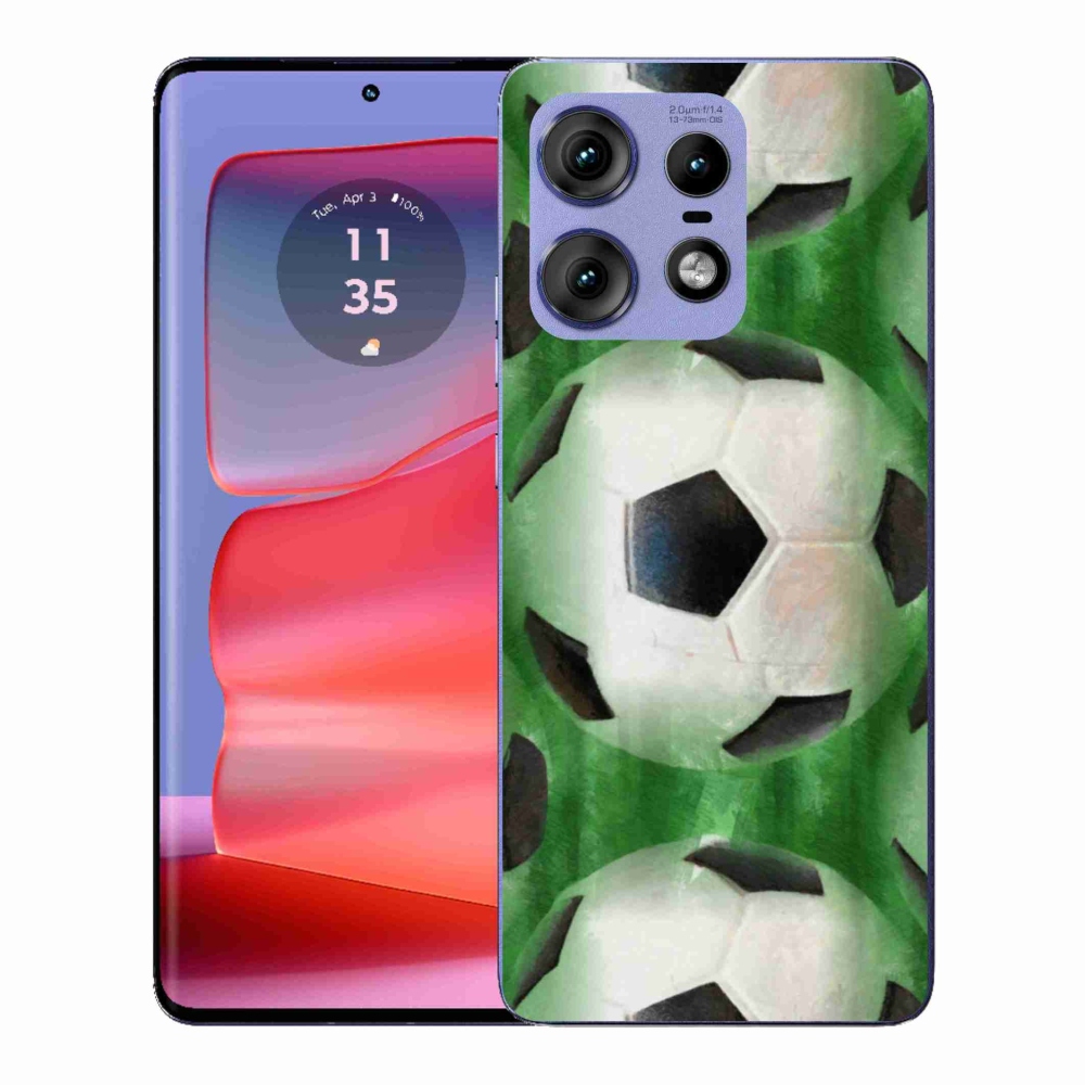 Zselés borítás mmCase a Motorola Edge 50 Pro készülékhez - focilabda