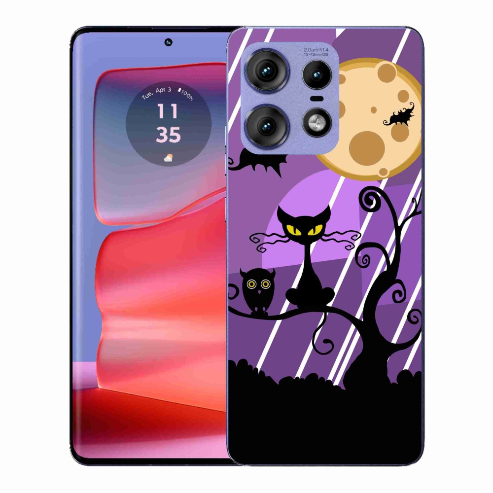 Zselés borítás mmCase a Motorola Edge 50 Pro készülékhez - halloween