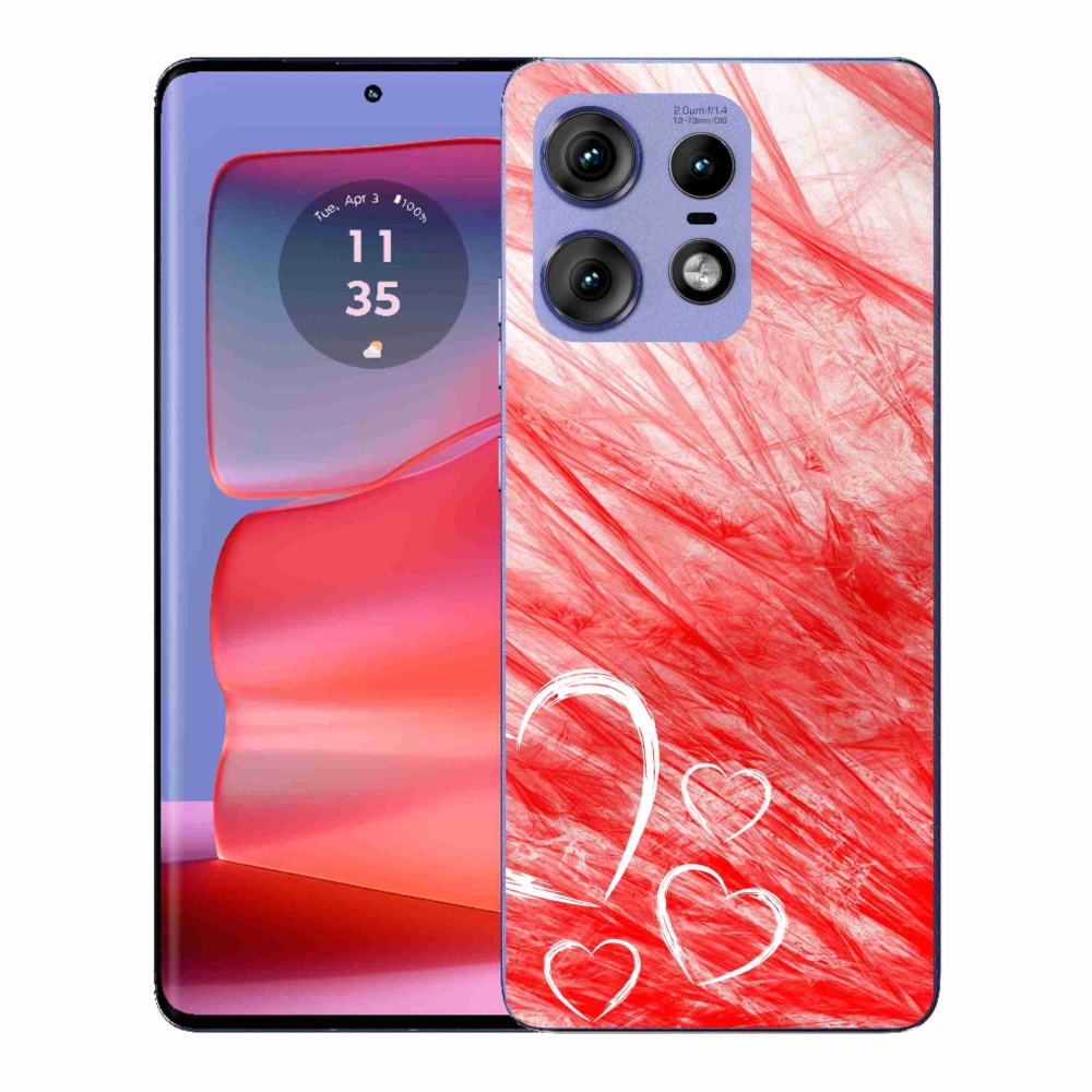 Zselés borítás mmCase a Motorola Edge 50 Pro készülékhez - szív