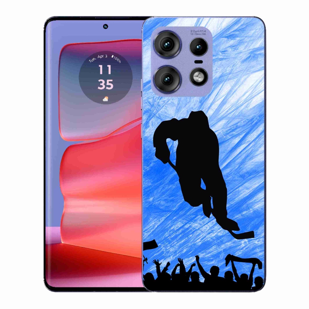 Zselés borítás mmCase a Motorola Edge 50 Pro készülékhez - hokijátékos