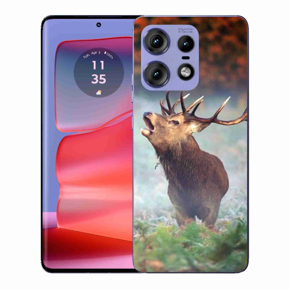 Zselés borítás mmCase a Motorola Edge 50 Pro készülékhez - szarvas 2