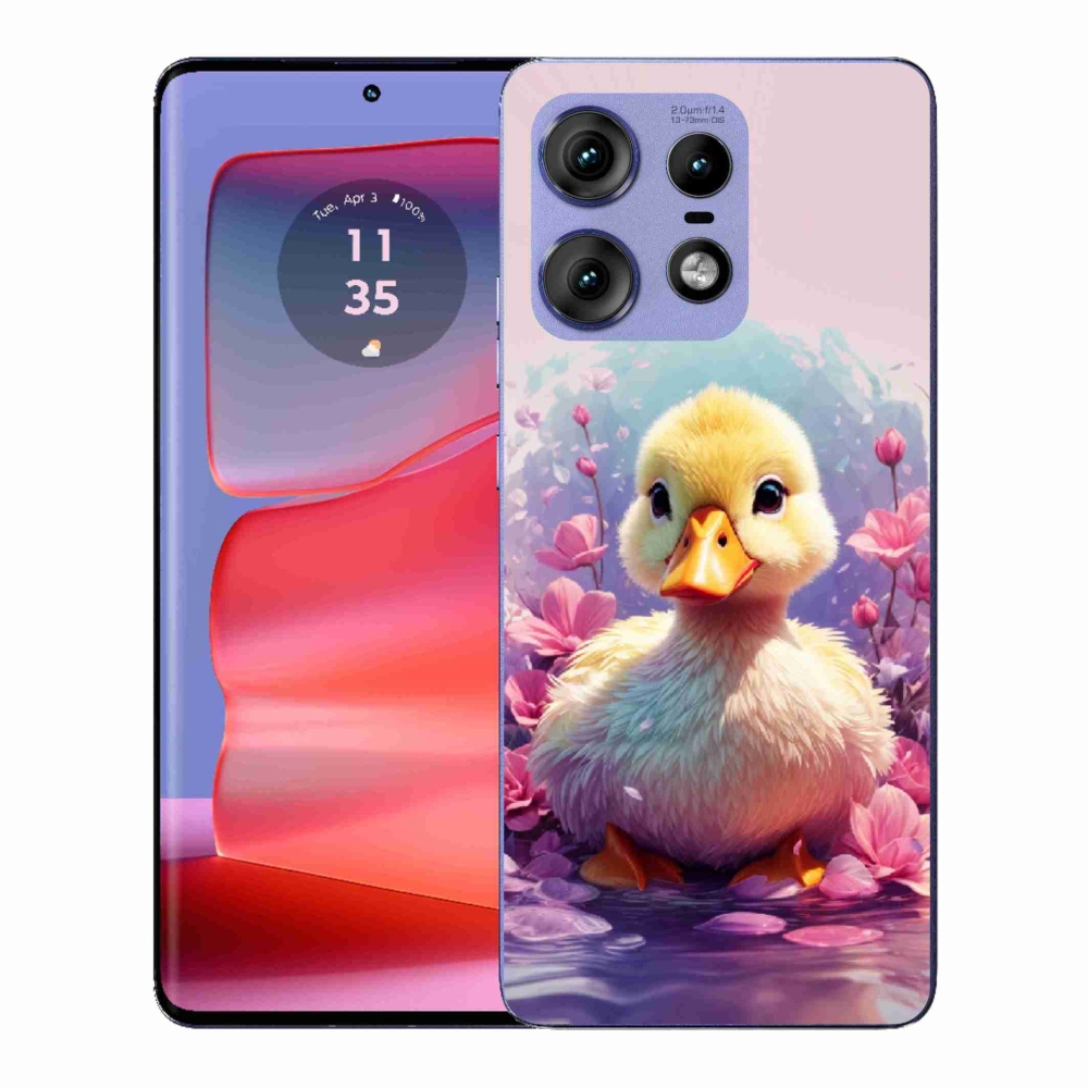 Zselés borítás mmCase a Motorola Edge 50 Pro készülékhez - kacsa
