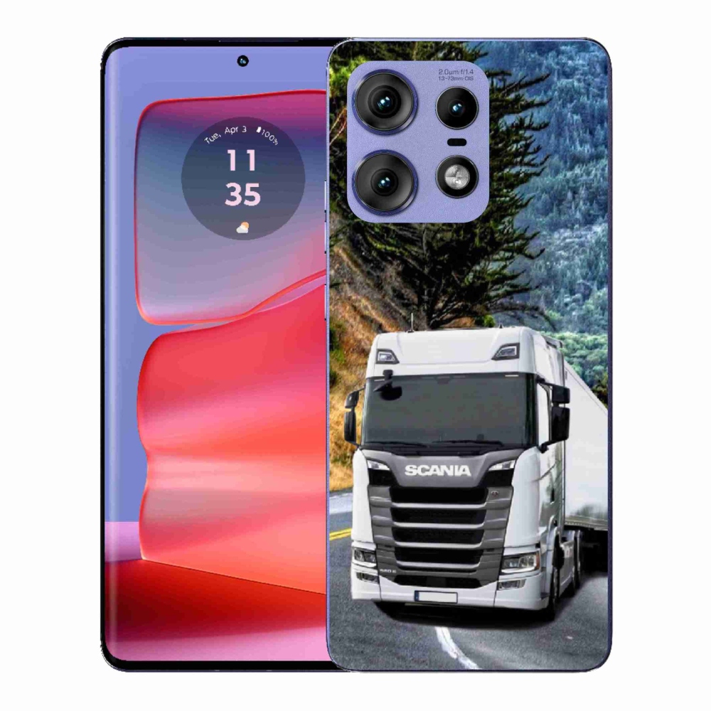 Zselés borítás mmCase a Motorola Edge 50 Pro készülékhez - teherautó 1