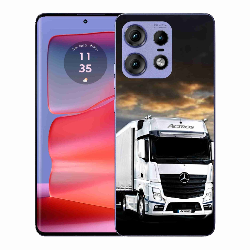 Zselés borítás mmCase a Motorola Edge 50 Pro készülékhez - teherautó