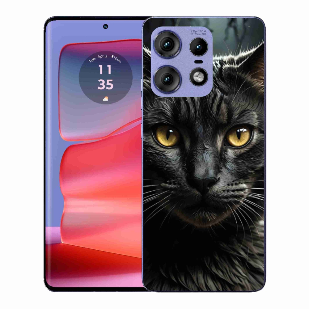 Zselés borítás mmCase a Motorola Edge 50 Pro készülékhez - cat view 3