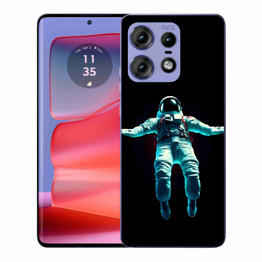 Zselés borítás mmCase a Motorola Edge 50 Pro készülékhez - űrhajós