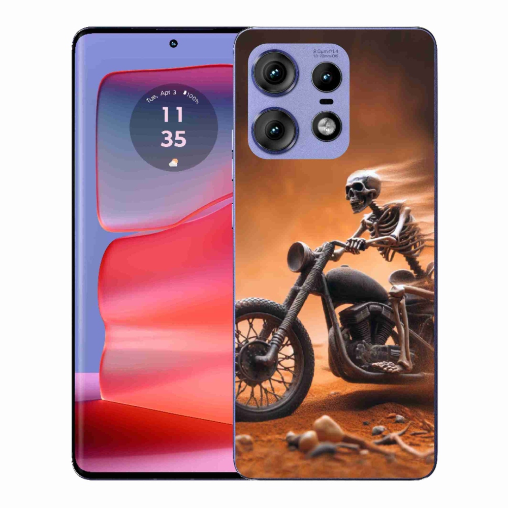 Zselés borítás mmCase a Motorola Edge 50 Pro készülékhez - motoros vázszerkezet