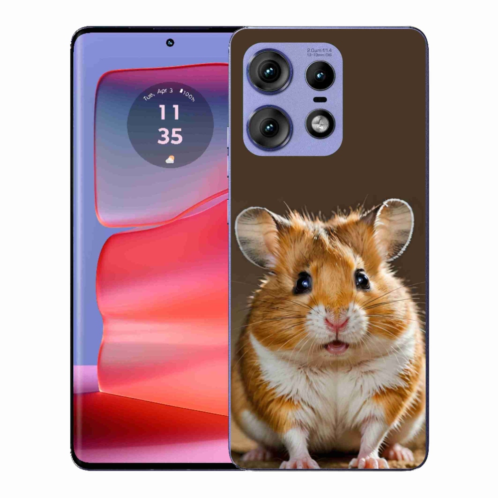 Zselés borítás mmCase a Motorola Edge 50 Pro készülékhez - hörcsög
