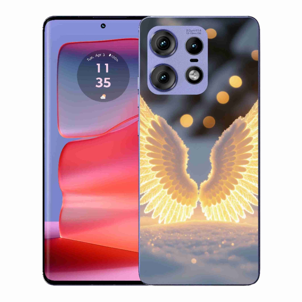 Gél védőburkolat mmCase a Motorola Edge 50 Pro készülékhez - szárnyak