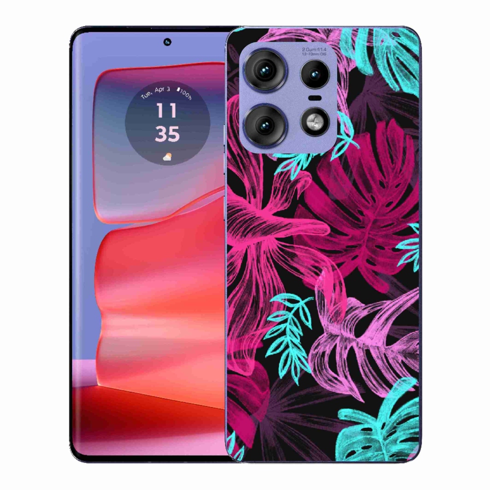 Zselés borítás mmCase a Motorola Edge 50 Pro készülékhez - virágok 1