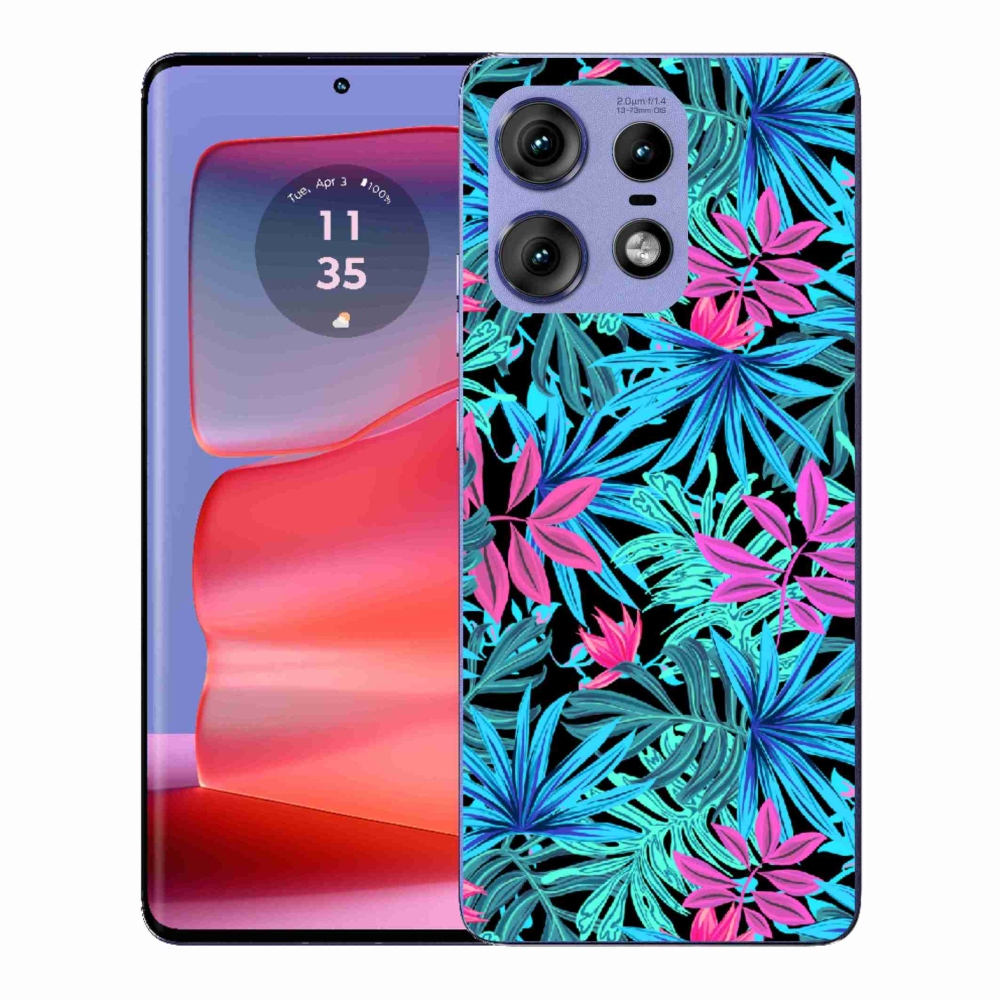 Zselés borítás mmCase a Motorola Edge 50 Pro készülékhez - virágok 3