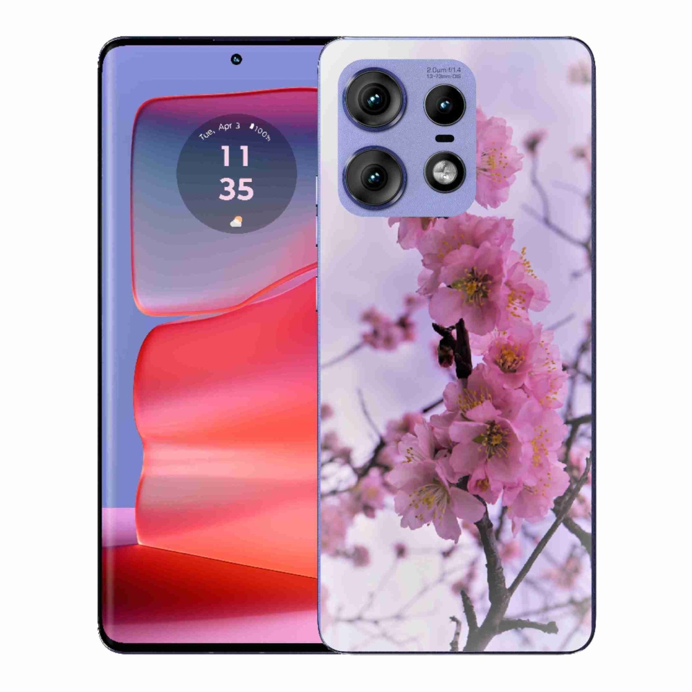 Zselés borítás mmCase a Motorola Edge 50 Pro készülékhez - virágok 7