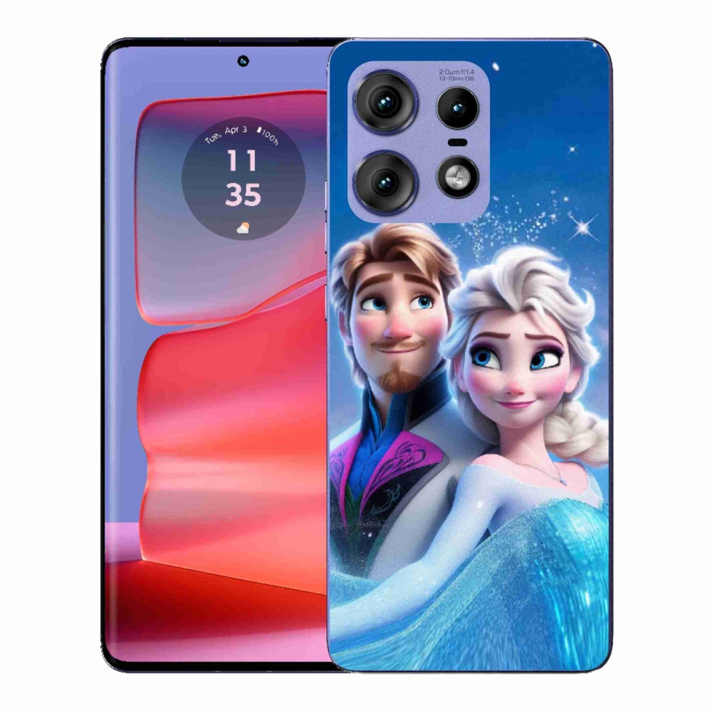 Gél védőburkolat mmCase a Motorola Edge 50 Pro készülékhez - Ice Kingdom 1