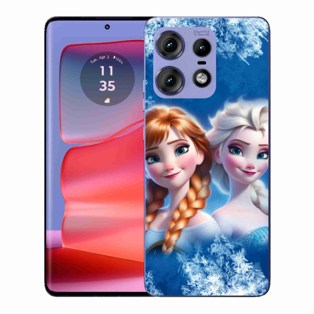 Gél védőburkolat mmCase a Motorola Edge 50 Pro készülékhez - Ice Kingdom 2